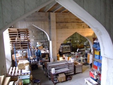 Frédéric Morin et Salomé à Saillans (26) : dans leur galerie de Saillans