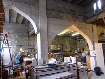 Frédéric Morin et Salomé à Saillans (26) : dans leur atelier de Saillans
