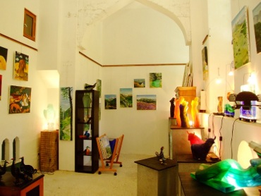 Frédéric Morin et Salomé à Saillans (26) : la galerie réduite en 2023