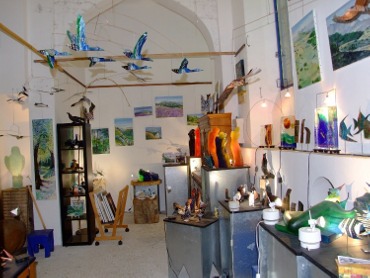 Frédéric Morin et Salomé à Saillans (26) : la galerie réduite en 2025