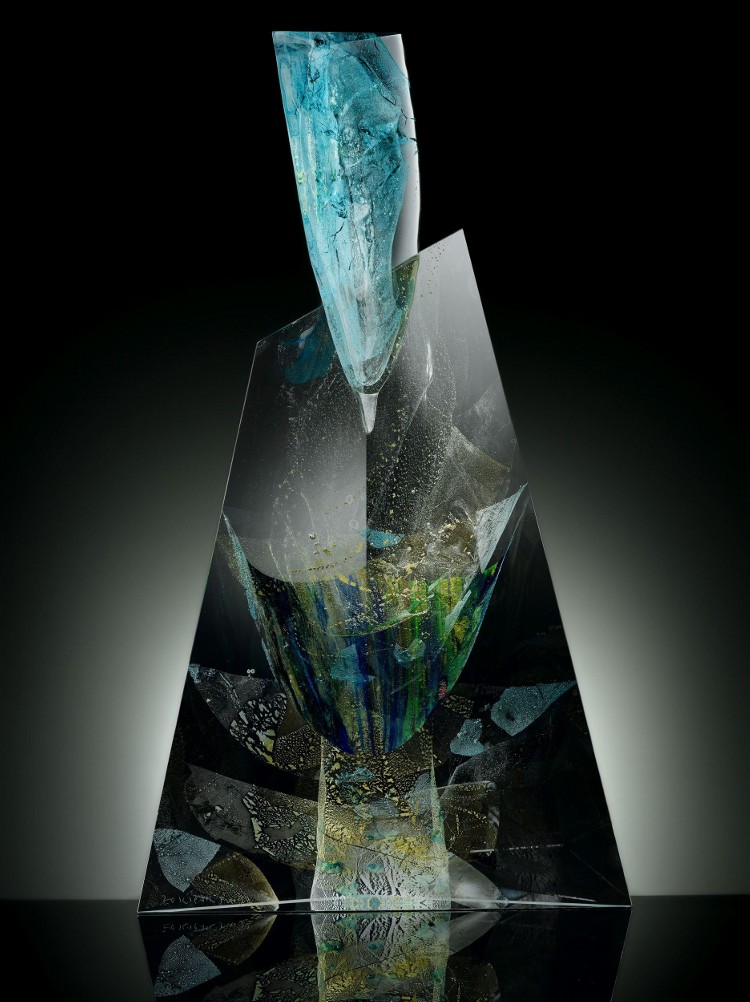 Yan Zoritchak 2013 : un exemple de ses célèbres Fleurs Célestes qui ont fait sa renommée dès la fin des années 1980 - photo Pedro Studio