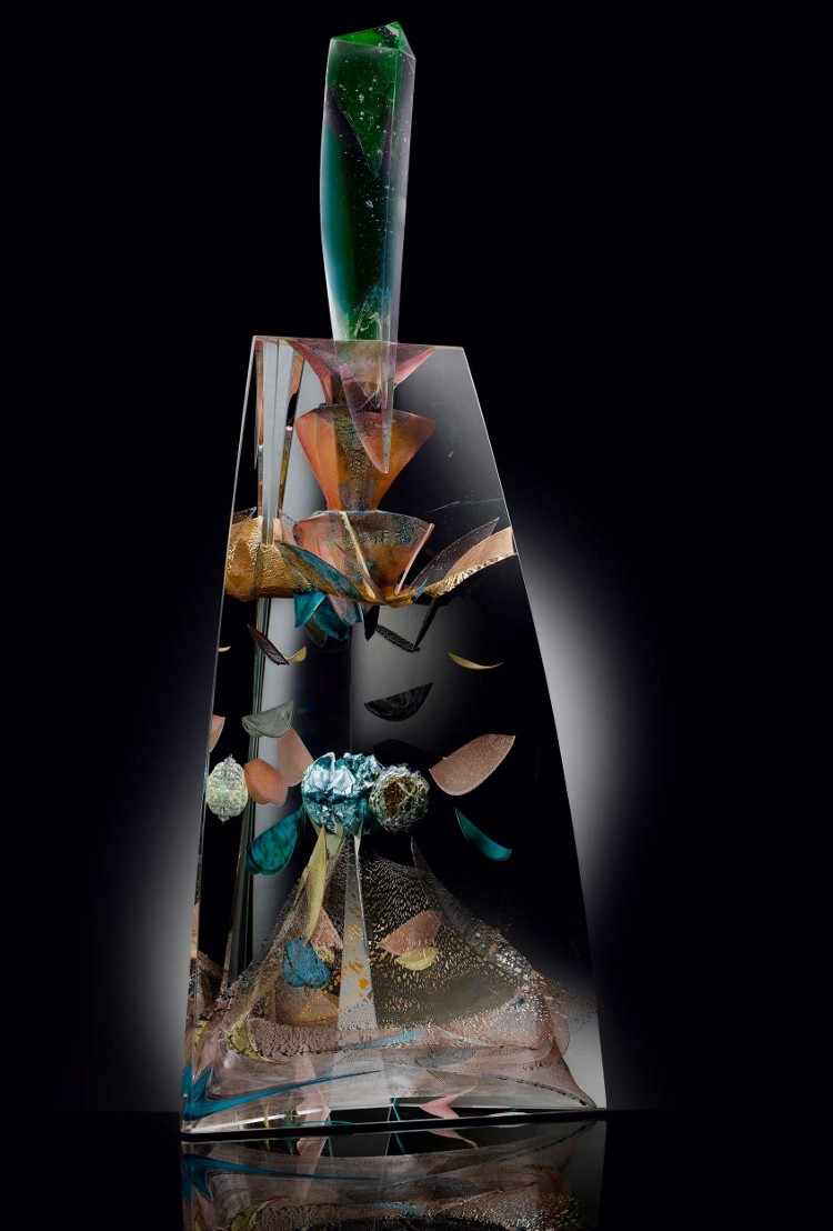 Yan Zoritchak 2013 : un exemple de ses célèbres Fleurs Célestes qui ont fait sa renommée dès la fin des années 1980 - photo Pedro Studio