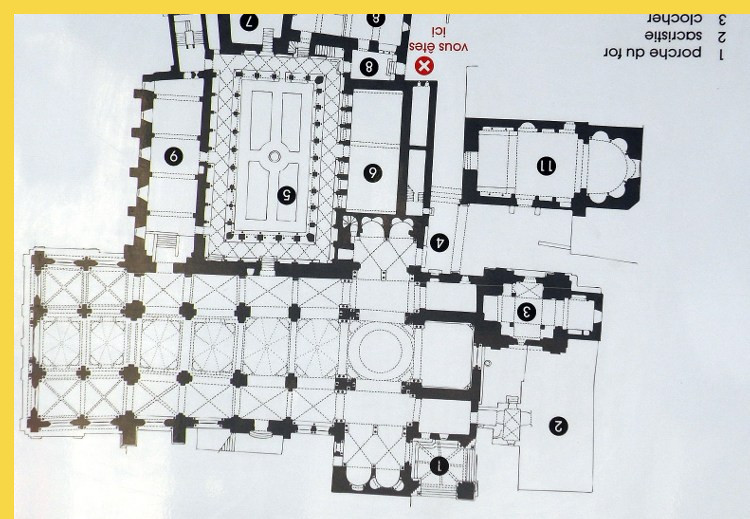 architecture romane classique - Le Puy-en-Velay (43) Notre-Dame 1050 → … - plan général