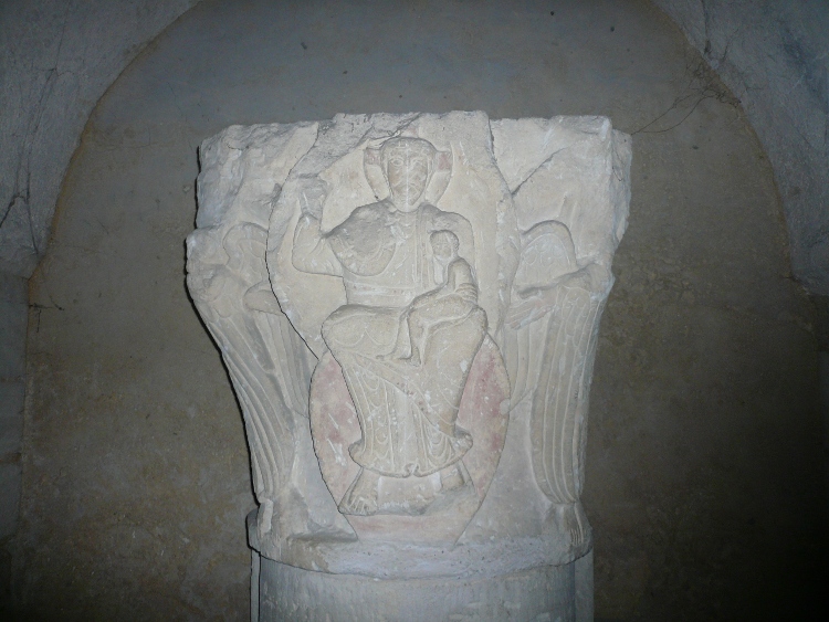 Bayeux - cathédrale Notre-Dame, chapiteau du choeur d'Odon de Conteville de 1050 à 1077