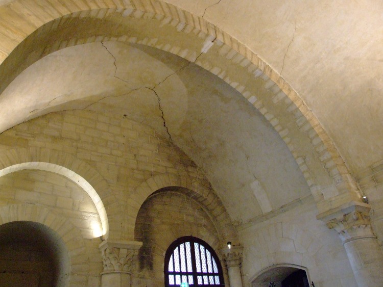 Bayeux - cathédrale Notre-Dame, tour sud du massif occidental d'Odon de Conteville de 1070 à 1077