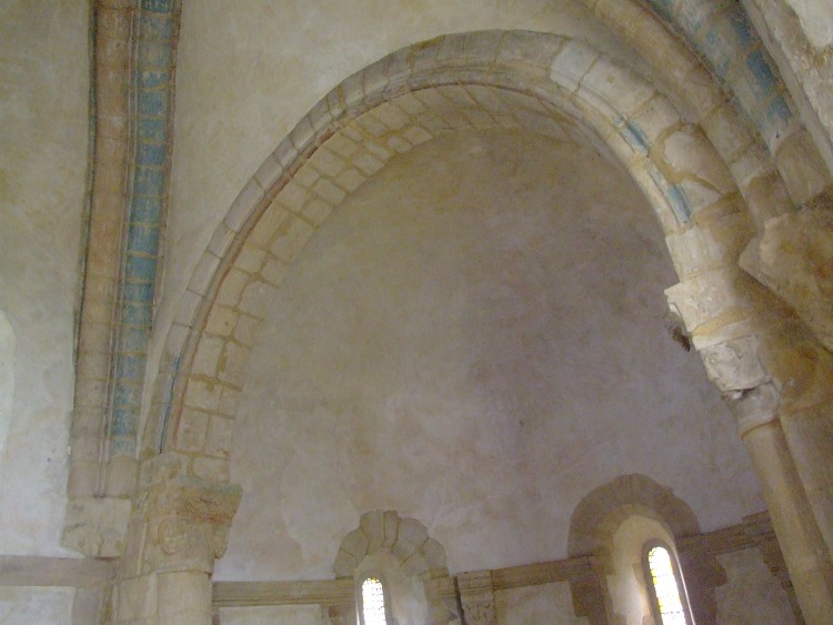 Saint-Martin d'Octeville (50) la coupole en cul-de-four de l'abside